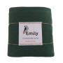 Плед флисовый Сomfort ТМ Emily темно-зеленый 130х160 см