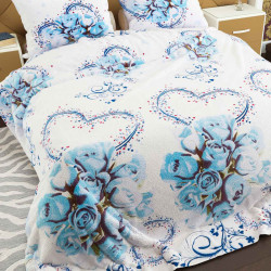 Bedding set Emily Lovare flannel single 160x215 cm (2251725564010)