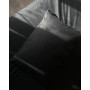 Простынь на резинке Fiber Black Stripe Emily микрофибра черный 160х200 см