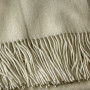Плед вовняний із кашеміром Владі Тоскана біло-бежевий 140х200 см