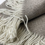 Plaid woolen with cashmere Vlady Toscana light brown 140x200 cm