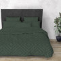 Комплект постельного белья Rhomb Green SoundSleep бязь евро