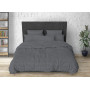 Pillowcase set Stripy Dark Grey SoundSleep calico 70x70 cm