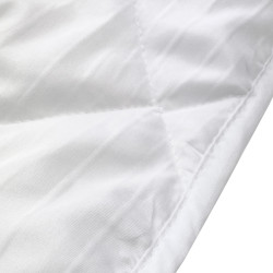 Mattress pad SoundSleep Comfort Night quilted 160x200 cm with side white (93963046)