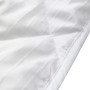 Quilted mattress pad Comfort Night SoundSleep with edge white 160x200 cm