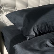 Set of pillowcases Fiber Black Stripe Emily microfiber black 50x70 cm