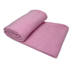 Плед флісовий Сomfort ТМ Emily рожевий 150х210 см