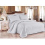 Set of pillowcases with piping Stripe Light Gray SoundSleep satin-stripe light gray 50x70 cm - 2pcs