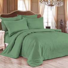 Set of pillowcases Stripe Olive SoundSleep satin-stripe olive 50x70 cm