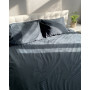 Комплект постельного белья Fiber Black Stripe Emily микрофибра черный полуторный