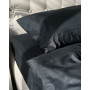 Комплект постельного белья Fiber Black Stripe Emily микрофибра черный евро