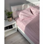 Комплект постельного белья Fiber Roze Stripe Emily микрофибра розовый евро