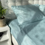 Комплект постельного белья Fiber Marine Stripe Emily микрофибра голубой евро