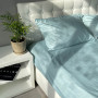 Bed linen set Fiber Marine Stripe Emily microfiber blue euro