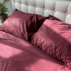 Set of pillowcases Emily Fiber Bordo Stripe microfiber 50x70 cm 2 pcs (94031270)