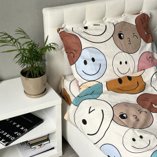 Bedding set SoundSleep Soft Emojical coarse calico for teenagers