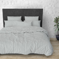 Bedding set Stripy Grey SoundSleep coarse calico euro