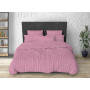 Stripy Pink SoundSleep bedding set single calico