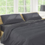 Pillowcase set Stripy Graphite SoundSleep calico 50x70 cm