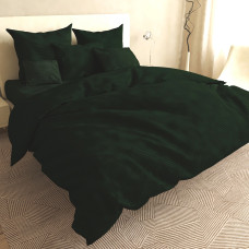 Комплект постельного белья Stripy Green SoundSleep бязь семейный