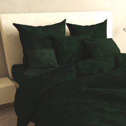 Простирадло на гумці Stripy Green SoundSleep бязь 160х200 см