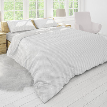 Bed linen set SoundSleep Stripy White calico euro 200x220 cm (93948661)