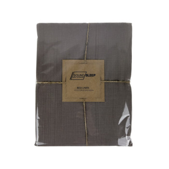 Простынь SoundSleep Muslin  Сoffee муслин 180х220 см кофейный  (2251736717016)