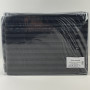 Sheet with elastic band Stripy Graphite SoundSleep coarse calico 180x200 cm