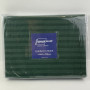 Sheet with elastic band Stripy Green SoundSleep coarse calico 90x200 cm
