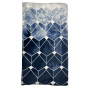 Плед флісовий Mosaic ТМ Emily синій 200х220 см