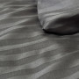Комплект постільної білизни Stripe Sense Graphite сатин-страйп SoundSleep графіт сімейний