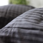 Комплект постельного белья Stripe Sense Graphite сатин-страйп SoundSleep графит полуторный
