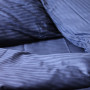 Bedding set Stripe Sense Dark Вlue satin-stripe SoundSleep family