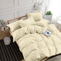 Bedding set SoundSleep Stripe Beige satin stripe euro 200x220 cm (2251736512017)