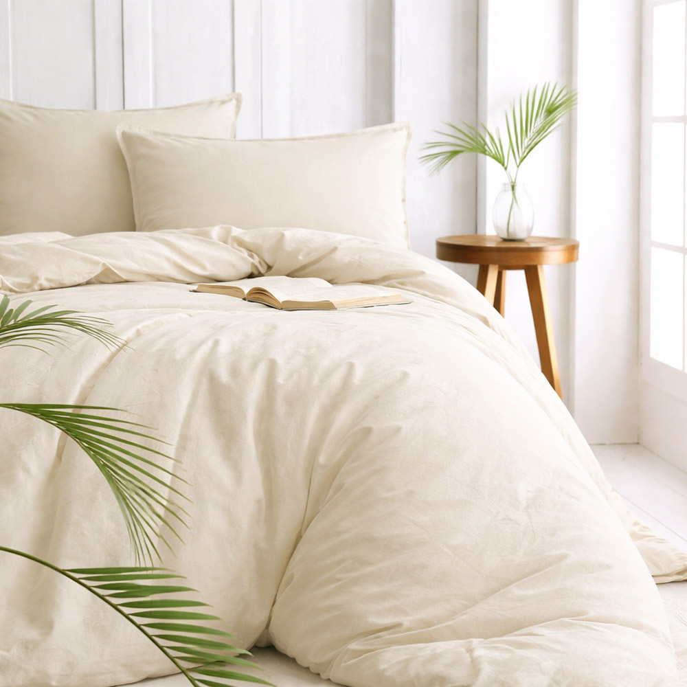 SoundSleep Stonewash Adriatic Milky family milk bedding set (93315609)