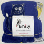 Fleece blanket Cats TM Emily blue 200x220 cm