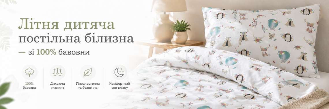 Дитяча постільна білизна