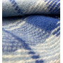 Плед Elf Vladi темно-синій білий-сіро-блакитний 140х200 см