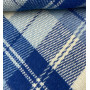 Plaid Elf Vladi white-gray-blue-dark blue 140x200 cm