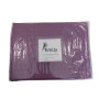 Простынь на резинке Fiber Lilac Stripe Emily микрофибра лиловый 160х200 см