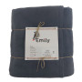 Fleece blanket Comfort ТМ Emily graphite 150x210 cm