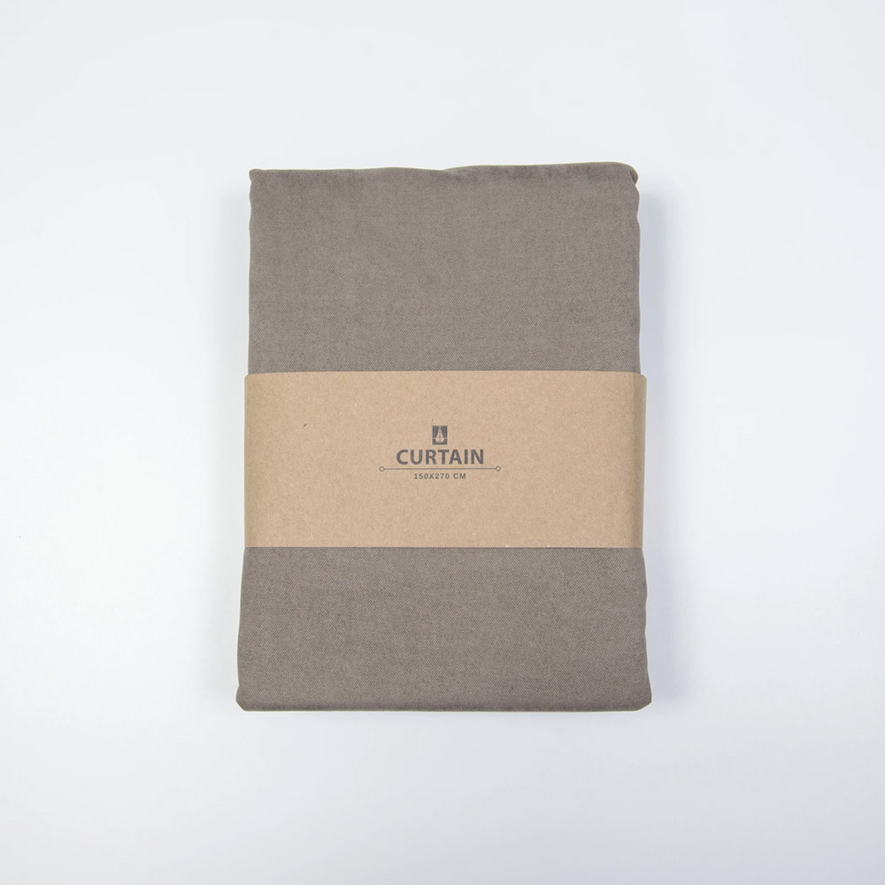 Emily Curtain Arvin Nubuck Diamond Gray-Beige 270 cm x 150 cm (2800005195712)
