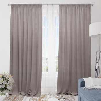 Emily Curtain Arvin Nubuck Diamond Gray-Beige 270 cm x 150 cm (2800005195712) Emily Curtain Arvin Nubuck Diamond Gray-Beige 270 cm x 150 cm (2800005195712)