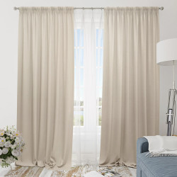 Curtain Emily velor Beijing shell 270 cm x 150 cm (2800005195644)