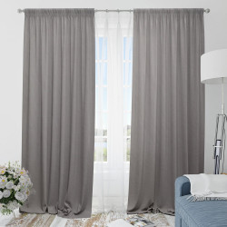 Curtain Emily velor Beijing dark-gray 270 cm x 150 cm (2800005195637)