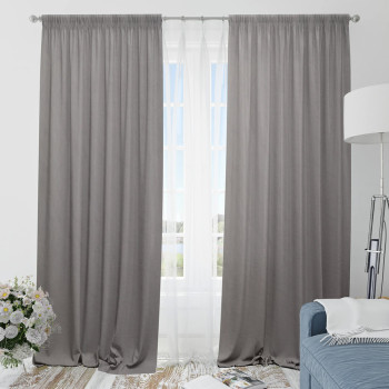 Curtain Emily velor Beijing dark-gray 270 cm x 150 cm (2800005195637) Curtain Emily velor Beijing dark-gray 270 cm x 150 cm (2800005195637)