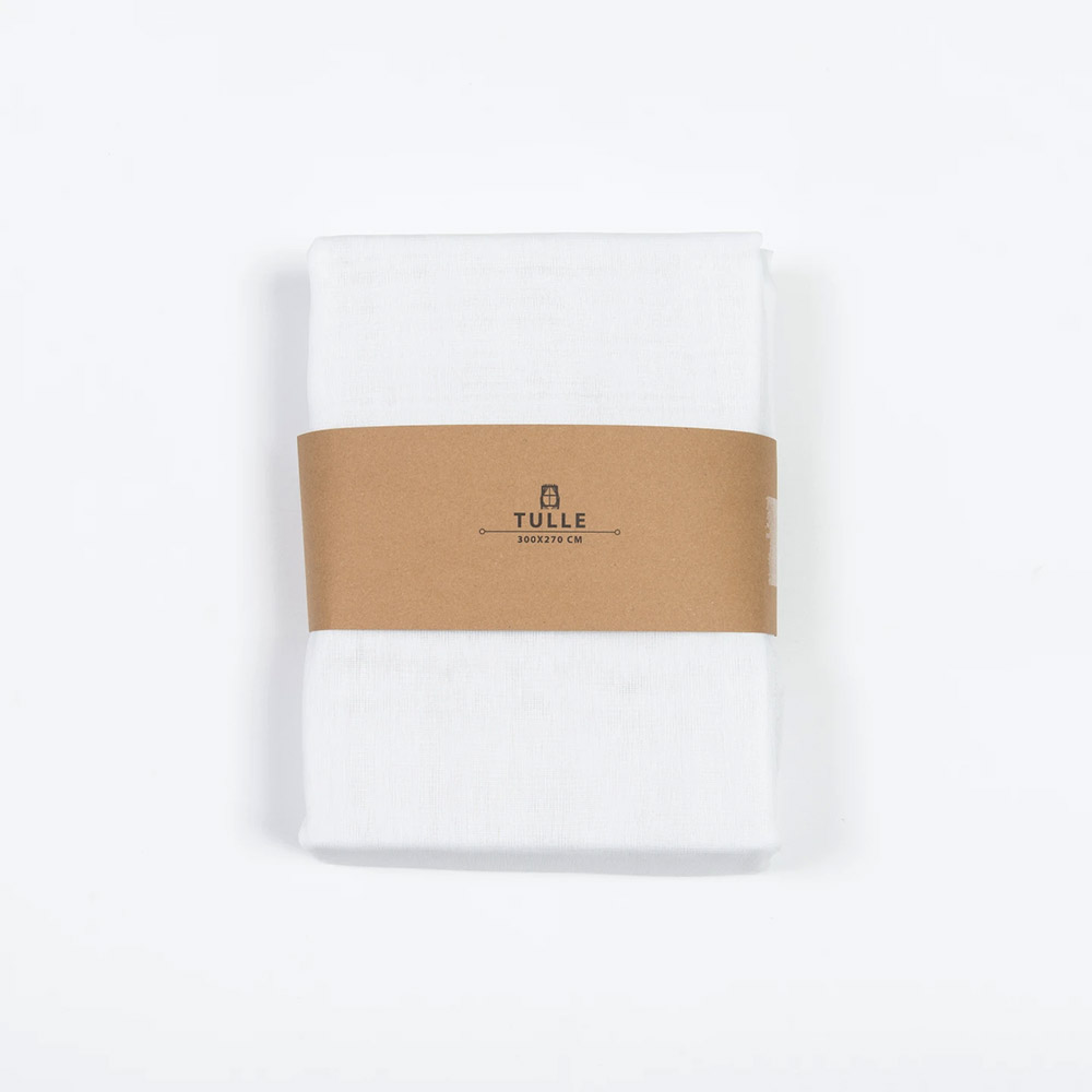 Emily Phibi White Tulle with Weight 270x300 cm (2800005197204)