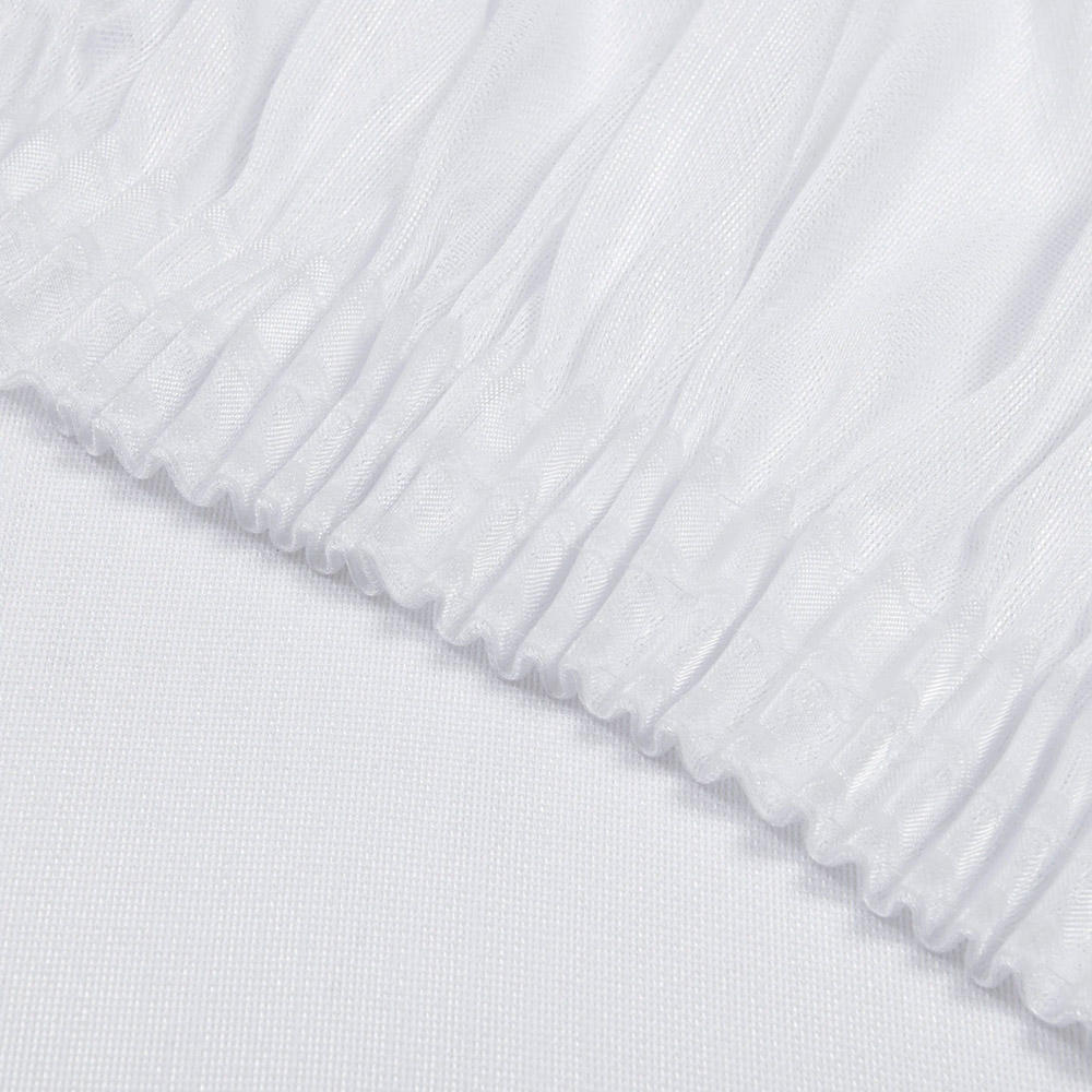 Emily Tulle Textured Mesh white with weight 270x300 cm (2800005197211)