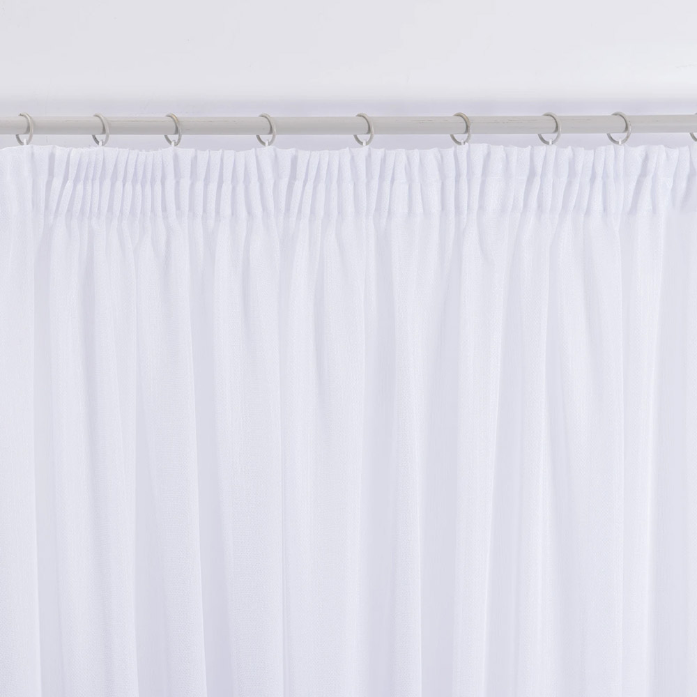 Emily Tulle Textured Mesh white with weight 270x300 cm (2800005197211)