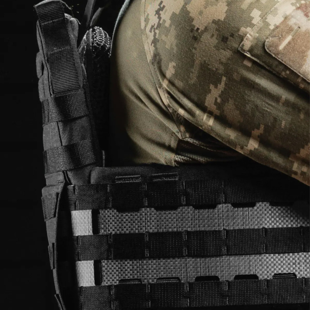 Cummerbunds Ballistics 2 hard cummerbunds for the M4 plate carrier XS-XL black (101041106)